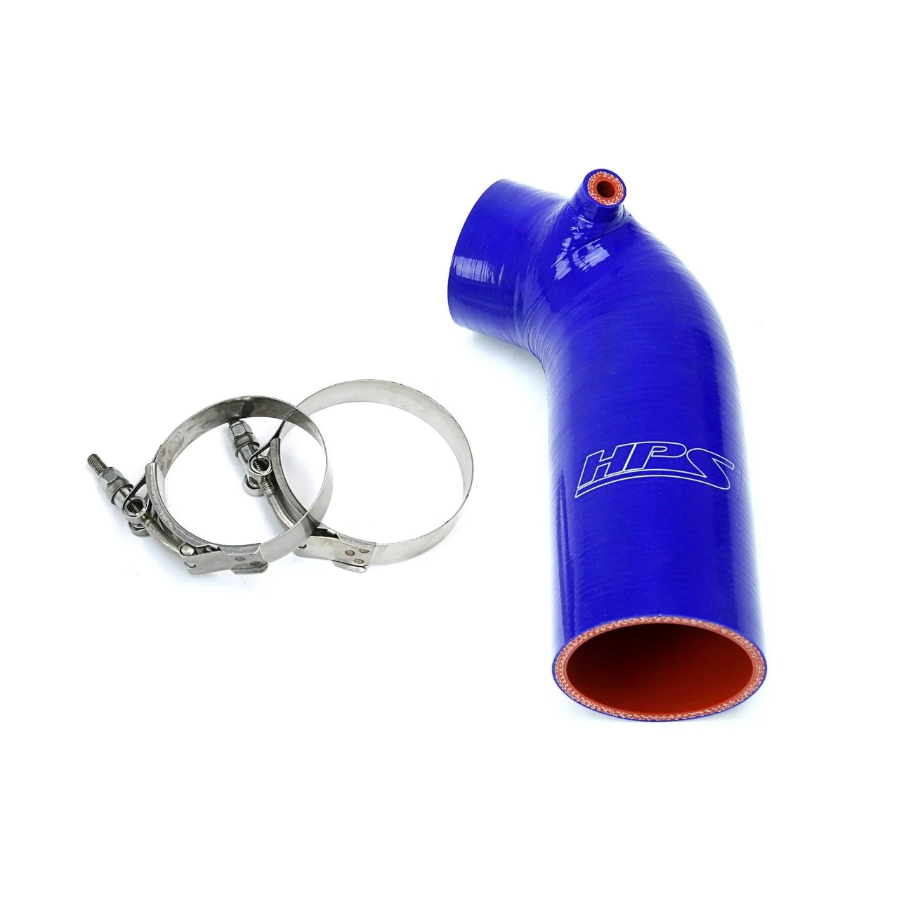 HPS Blue Silicone Post MAF Air Intake Hose Kit for Honda 16-19 Civic 10th Gen 2.0L Non Turbo