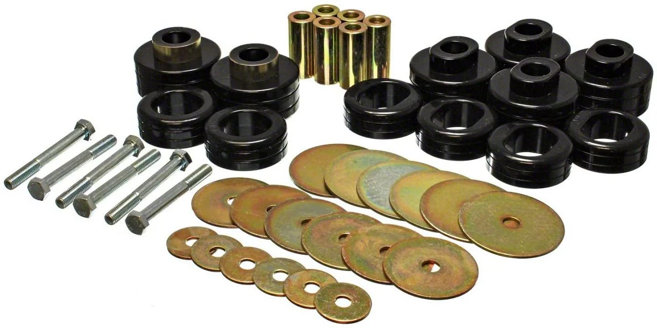 Body Mount Bushings and Hardware Kit; Black (03-05 4WD RAM 2500 Regular Cab)