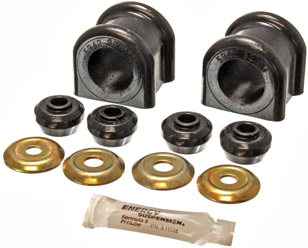 Front Sway Bar Endlinks Bushings; 32mm; Black (03-09 4WD RAM 2500)