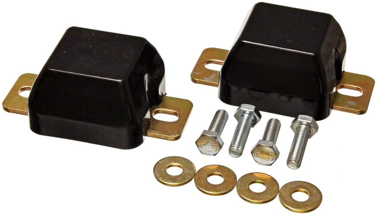 Rear Bump Stops; Black (03-09 4WD RAM 2500)