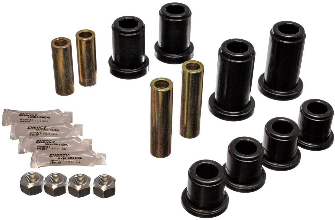 Front Control Arm Bushings; Black (07-10 4WD Silverado 2500 HD)