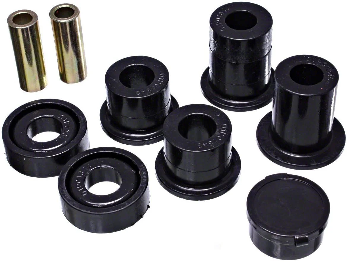 Front Differential Bushings; Black (07-10 4WD Silverado 2500 HD)
