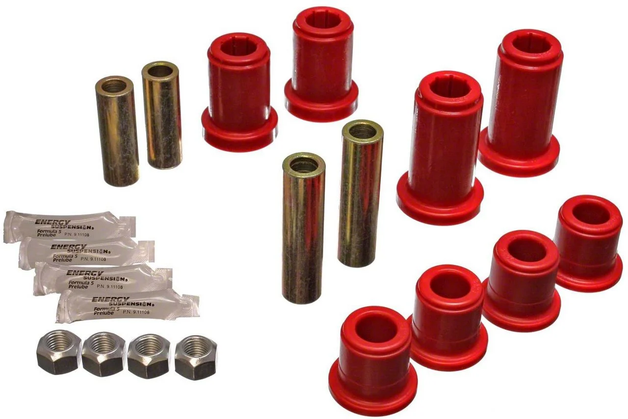 Front Control Arm Bushings; Red (07-10 4WD Silverado 3500 HD)