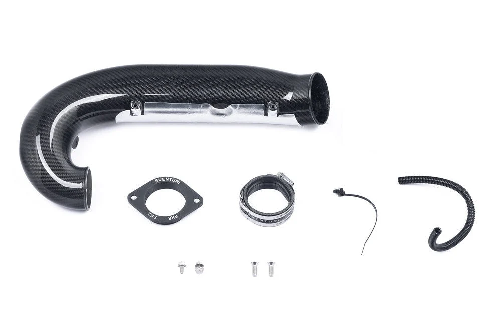 Eventuri Black Carbon Fiber Charge Pipe for Honda FL5 Civic Type R 2023-2027