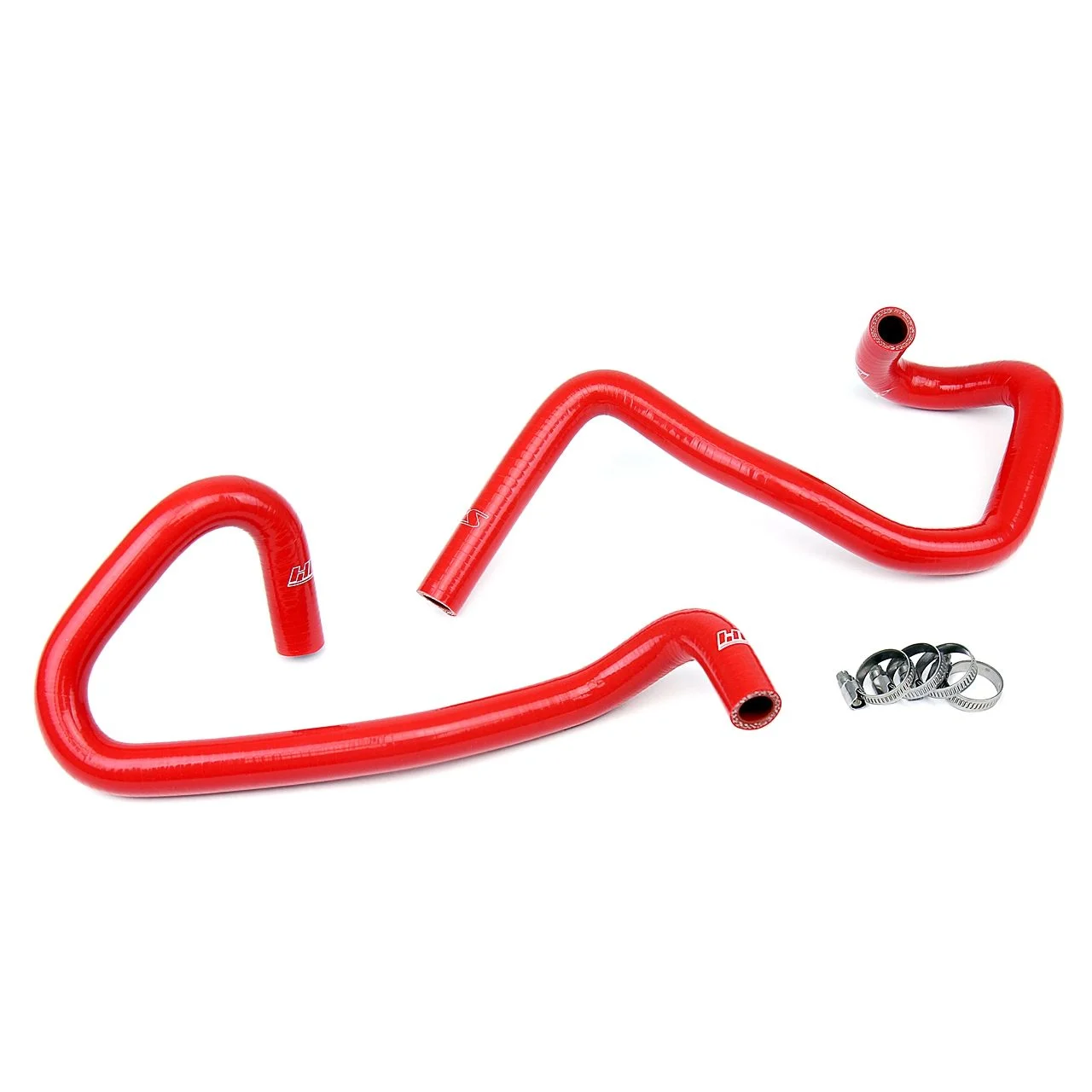 HPS Reinforced Red Silicone Heater Hose Kit Coolant for Toyota 05-18 Tacoma 2.7L 4Cyl