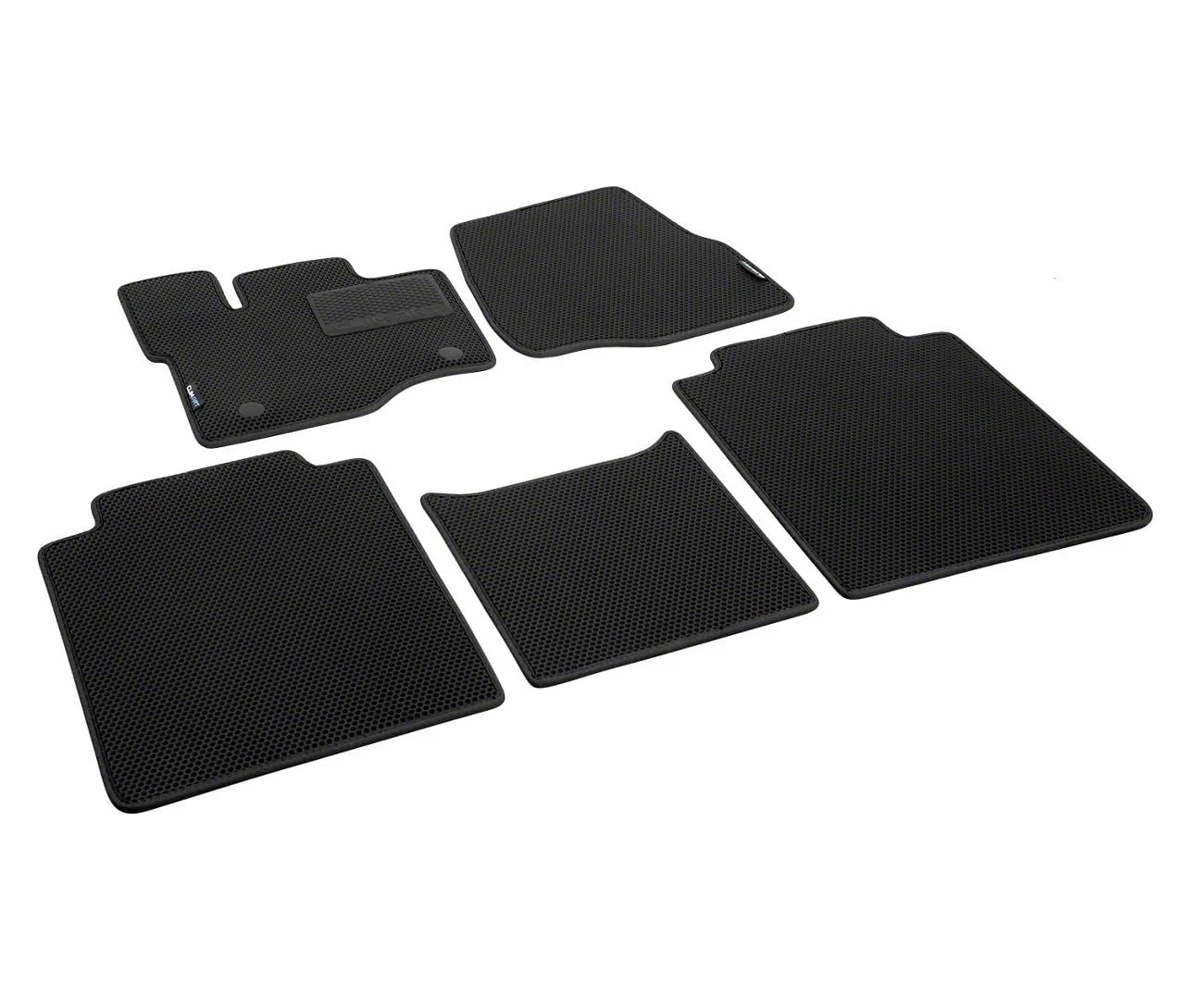 Custom Fit Front and Rear Floor Liners; Black (15-20 F-150 SuperCab)