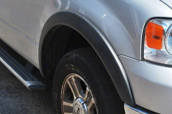 Elite Series Sport Style Fender Flares; Front; Textured Black (04-08 F-150)