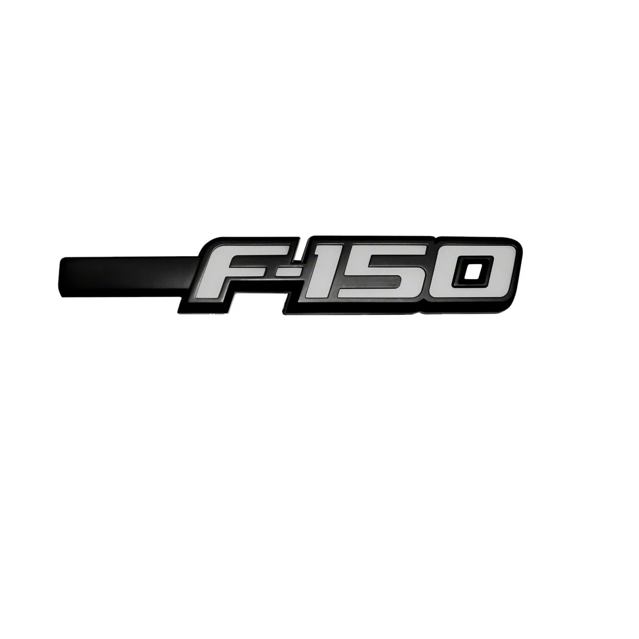 Illuminated 2-Piece Emblems; Black Chrome (09-14 F-150, Excluding Raptor)