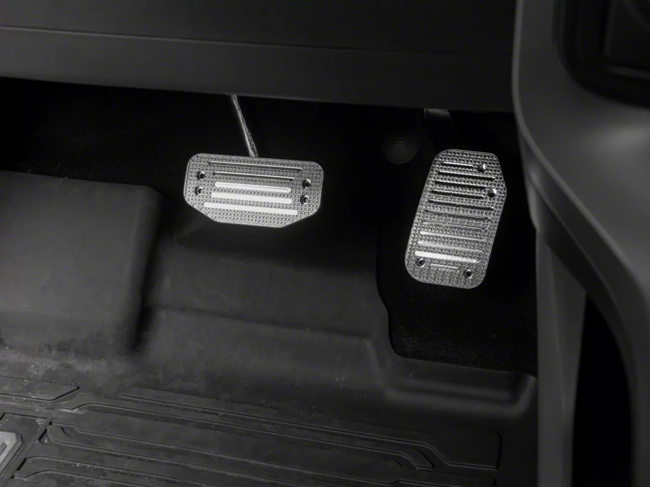 Putco Liquid Pedal Covers; Track Design (21-26 F-150)