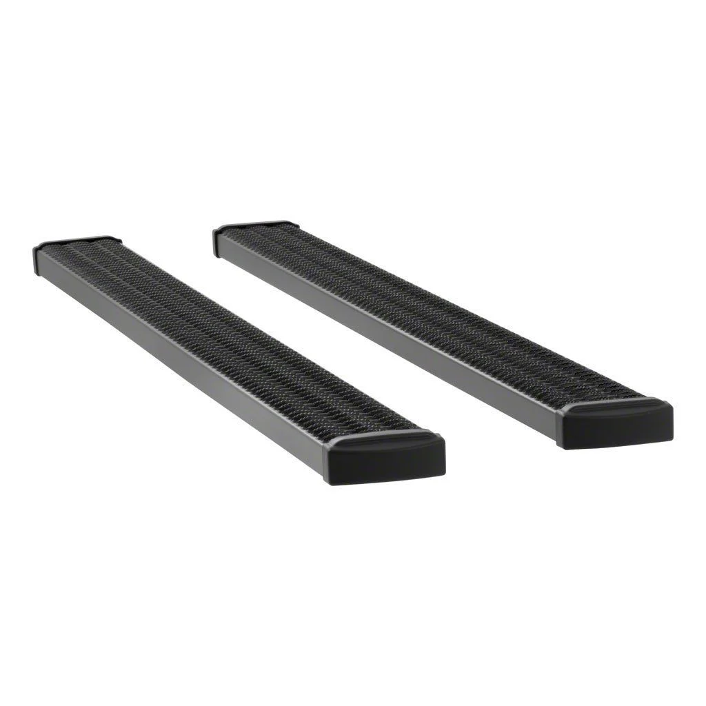 Grip Step 7-Inch Running Boards without Mounting Brackets; Textured Black (09-20 F-150 SuperCab w/ 5-1/2-Foot Bed; 04-26 F-150 SuperCrew)