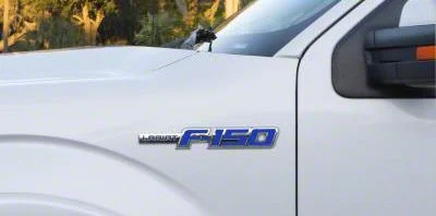 Side Emblem Insert Letters; Vinyl Blue (09-14 F-150, Excluding Raptor)