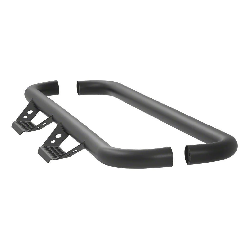 Baja Steps; Textured Black (15-25 F-150 SuperCab)
