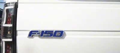 Tailgate Emblem Insert Letters; Textured Blue (09-14 F-150)