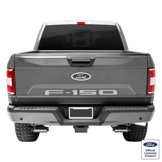 Tailgate Insert Letters; Silver Metallic (18-20 F-150 w/o Tailgate Applique)