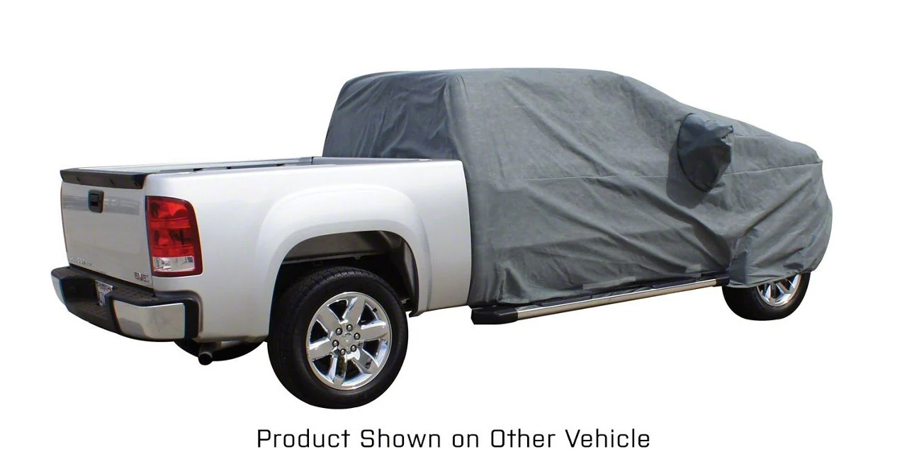 Universal Easyfit Truck Cab Cover; Gray (09-14 F-150 SuperCrew)