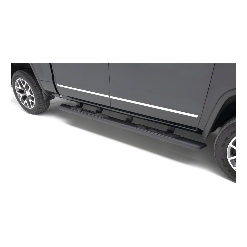 AscentStep 5.50-Inch Running Boards without Mounting Brackets; Carbide Black (11-26 F-350 Super Duty SuperCab)
