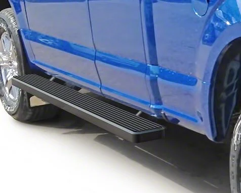 6-Inch iStep Running Boards; Black (17-26 F-350 Super Duty SuperCab)