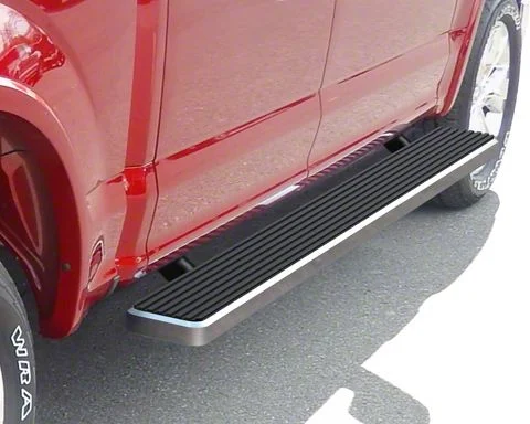 6-Inch iStep Running Boards; Hairline Silver (17-26 F-350 Super Duty SuperCrew)