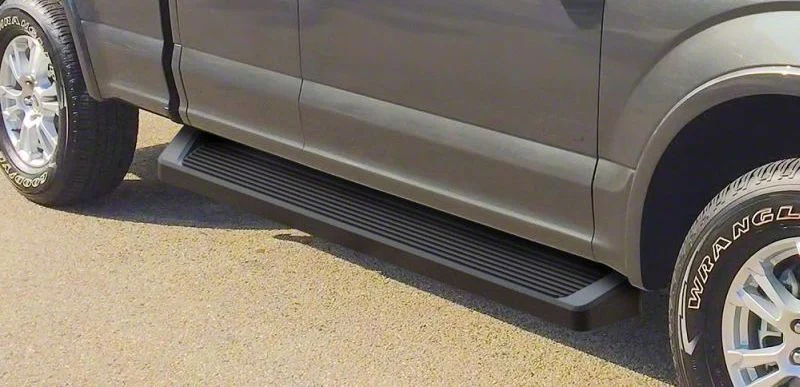 6-Inch iRunning Boards; Black (17-26 F-350 Super Duty SuperCab)