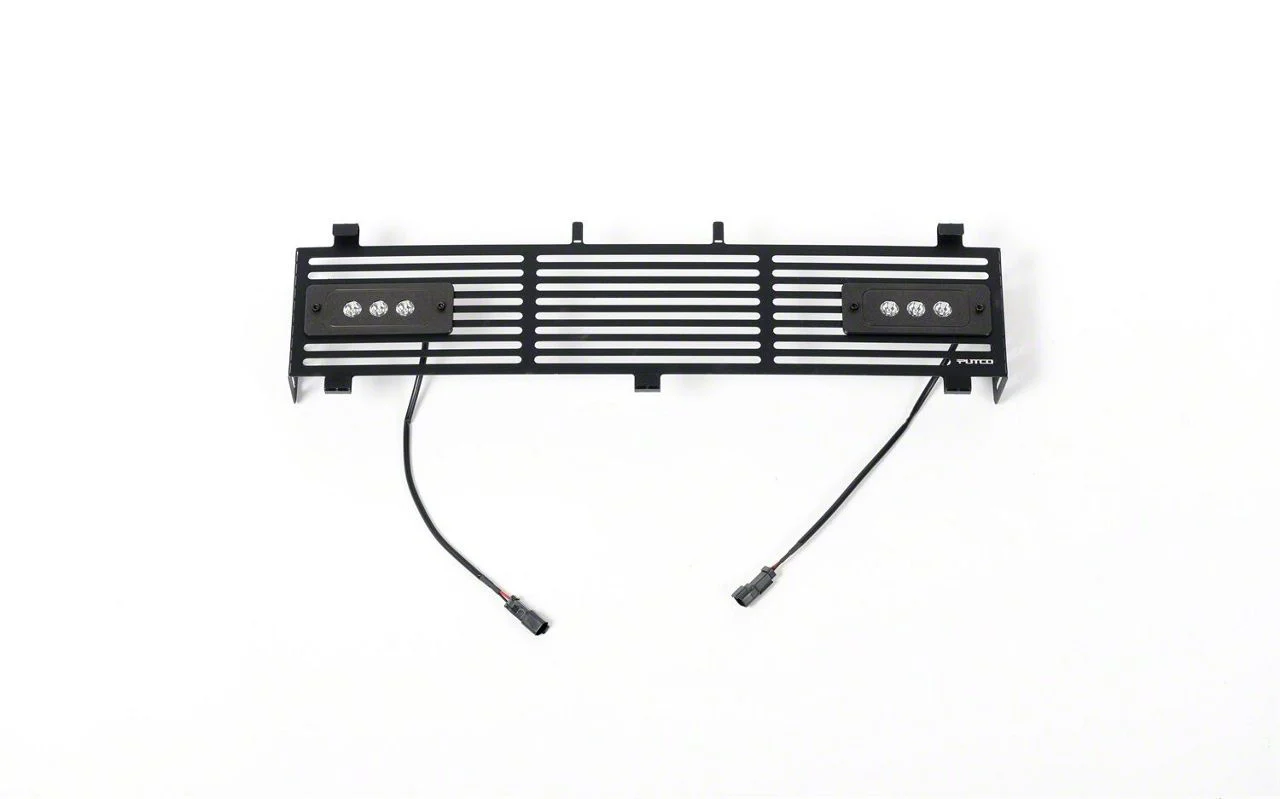 Putco Bar Design Lower Bumper Grille Insert with 6-Inch Luminix Light Bars; Black (11-16 F-350 Super Duty)