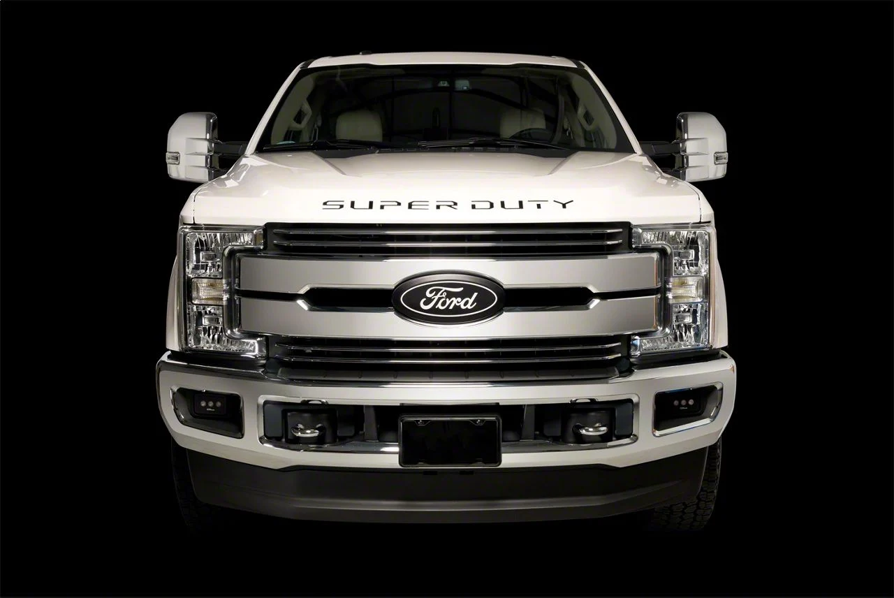 Putco Black Platinum Tailgate Insert Letters (17-19 F-350 Super Duty)