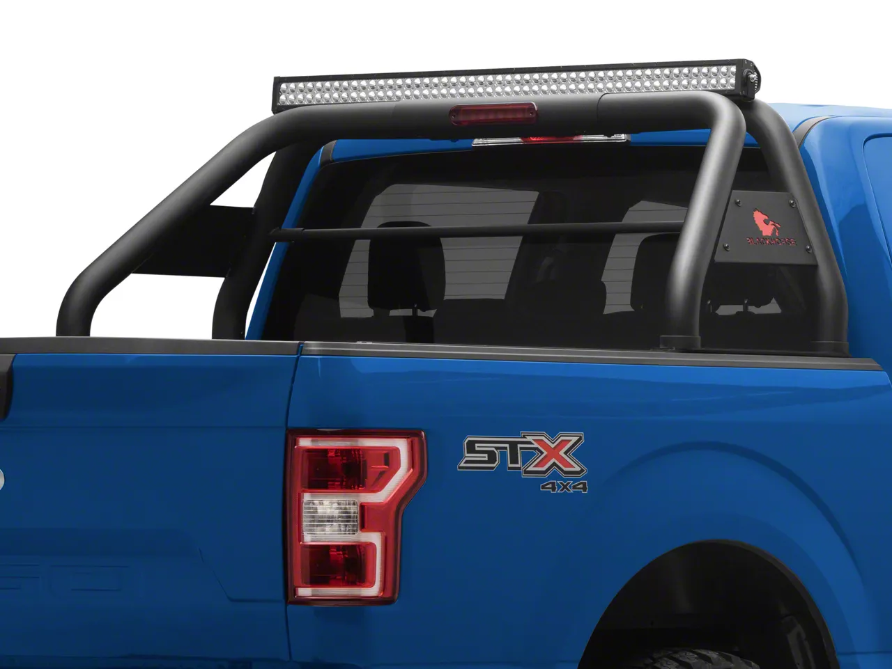 Classic Roll Bar with 50-Inch LED Light Bar; Black (11-16 F-350 Super Duty)