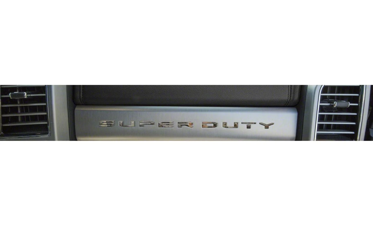 Glove Box Letter Inserts; Camouflage (17-22 F-350 Super Duty)