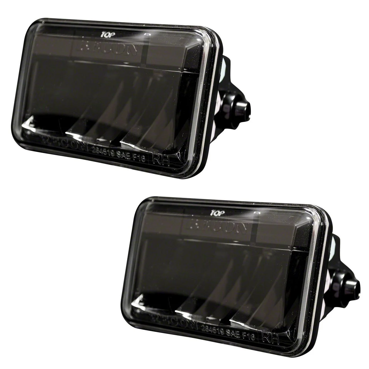 LED Fog Lights; Smoked (17-22 F-350 Super Duty)