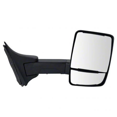 Long Arm Design Powered Heated Towing Mirror; Passenger Side (11-16 F-350 Super Duty)