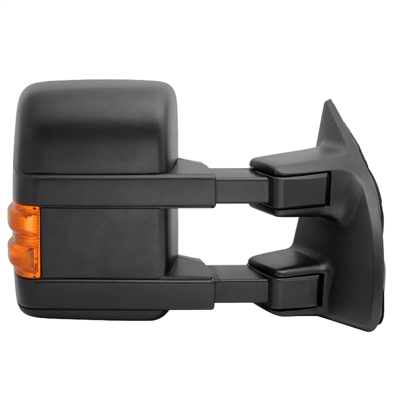Manual Extendable Mirror with Amber LED Turn Signal; Passenger Side (11-14 F-350 Super Duty)