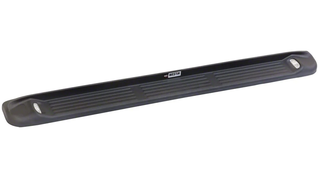 Westin Molded Lighted Running Boards; Black (11-16 F-350 Super Duty SuperCab)