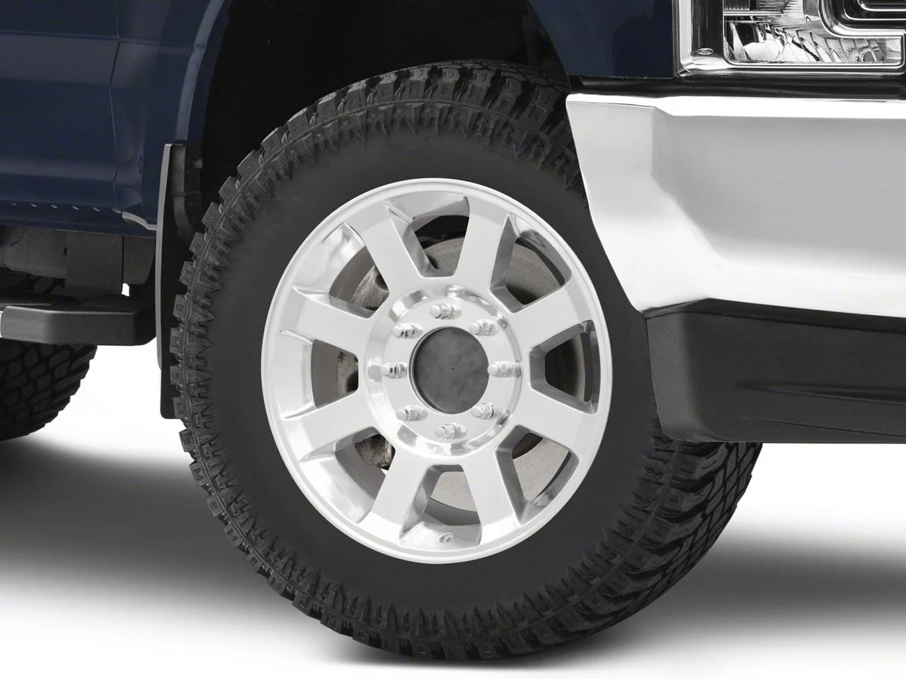 OE 8-Spoke Style Polished 8-Lug Wheel; 20x8; 40mm Offset (17-22 F-350 Super Duty SRW)
