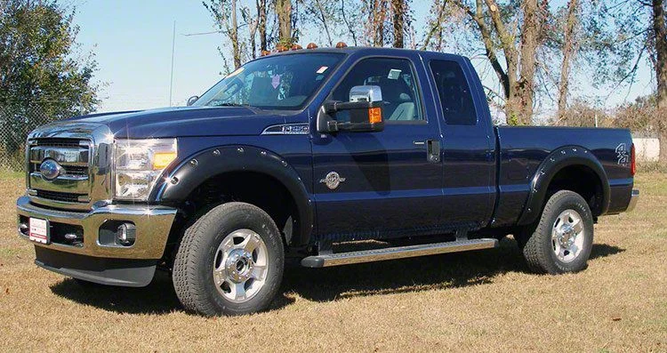 Rough Country Pocket Fender Flares; Unpainted (11-16 F-350 Super Duty)