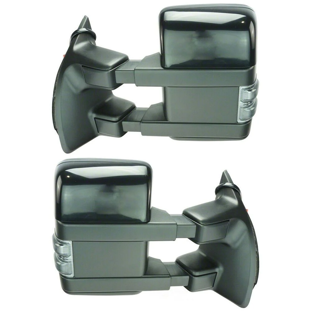 Powered Heated Power Folding Towing Mirrors; Paint to Match (11-16 F-350 Super Duty)