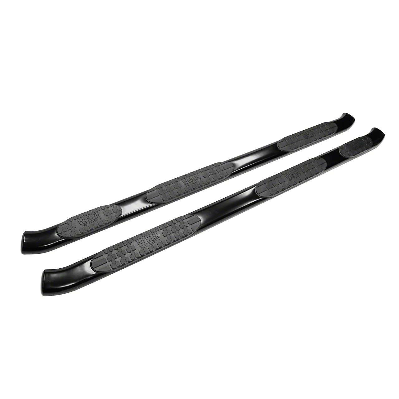Westin Pro Traxx 5-Inch Wheel-to-Wheel Oval Side Step Bars; Black (17-26 F-350 Super Duty SuperCab)