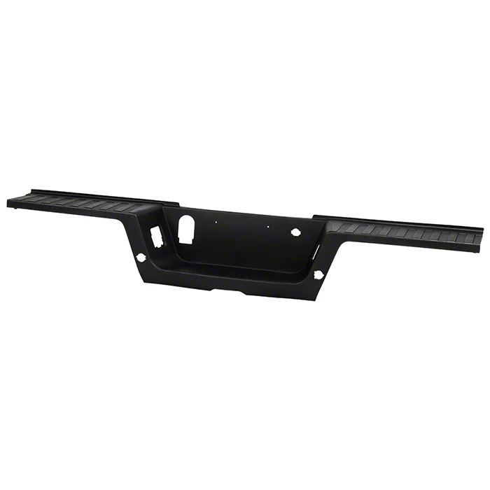 Rear Bumper Step Pad; Pre-Drilled for Backup Sensors (17-18 F-350 Super Duty)