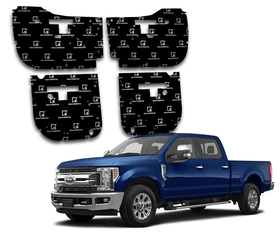 SoundSkins Pro Pre-Cut Sound Dampening Kit; Door (17-22 F-350 Super Duty SuperCrew)