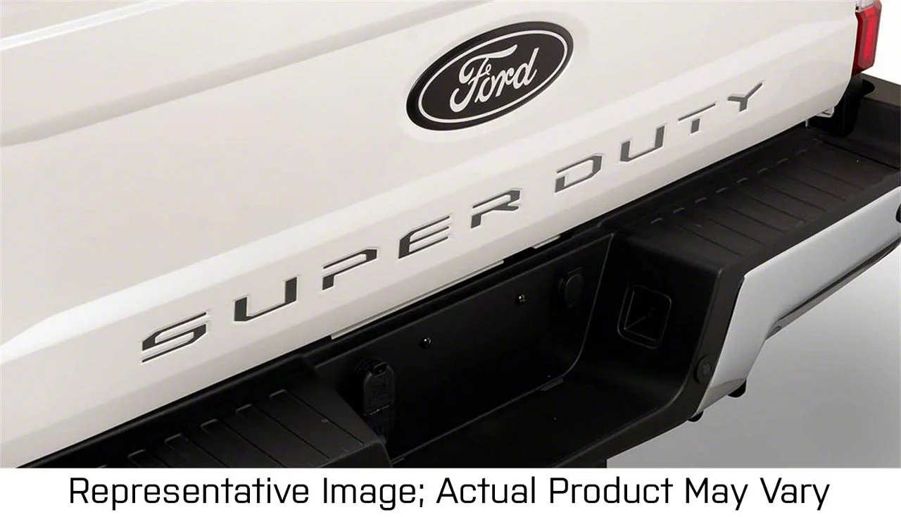 Putco Stainless Steel Tailgate Insert Letters (11-16 F-350 Super Duty)
