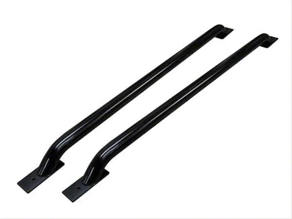 Go Rhino Stock Pocket Bed Rails; Black (11-16 F-350 Super Duty w/ 6-3/4-Foot Bed)