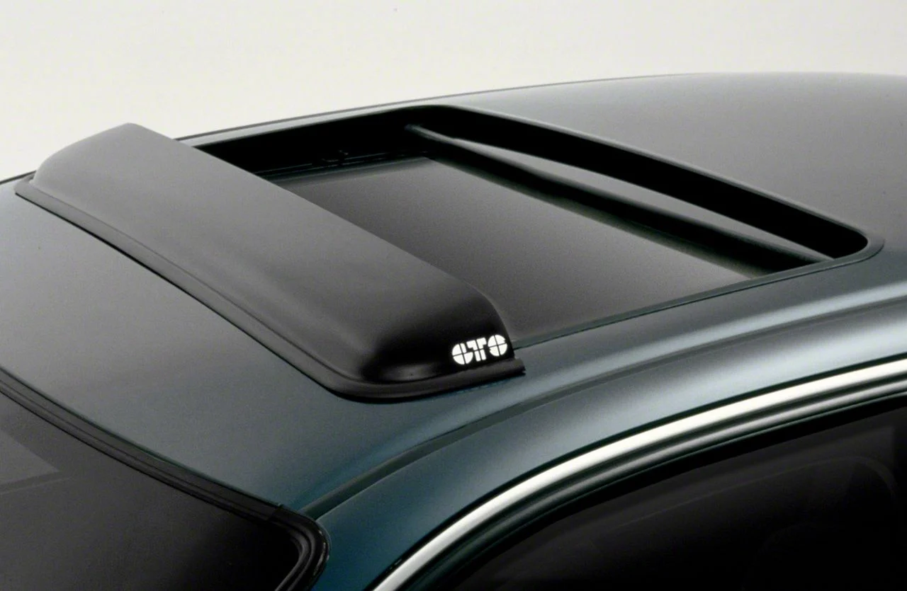 Sunroof Windguard for 36-Inch Wide or Less Sunroofs; Smoked (Universal; Some Adaptation May Be Required)