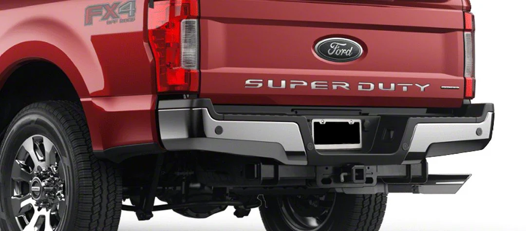 SUPER DUTY Tailgate Letters; Polished (17-19 F-350 Super Duty)