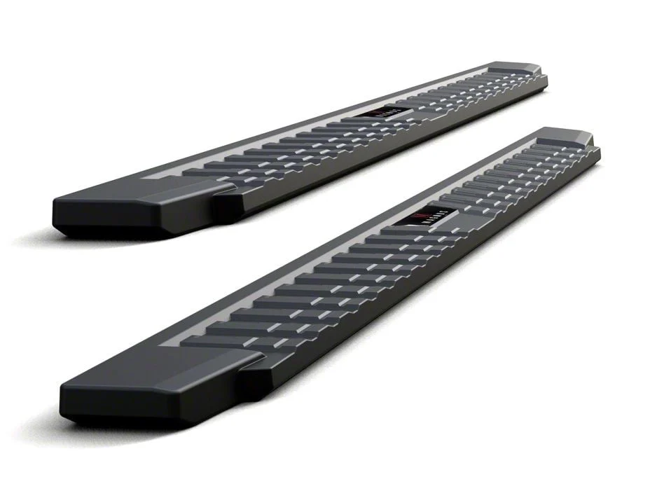 T-Style Running Boards; Black (17-26 F-350 Super Duty SuperCab)