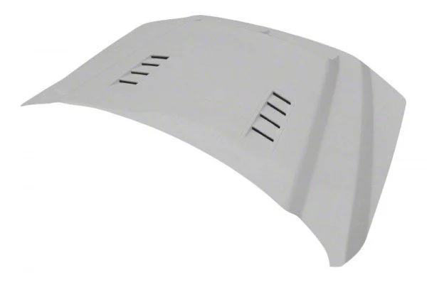Type-E Style Ram Air Hood; Unpainted (17-22 F-350 Super Duty)