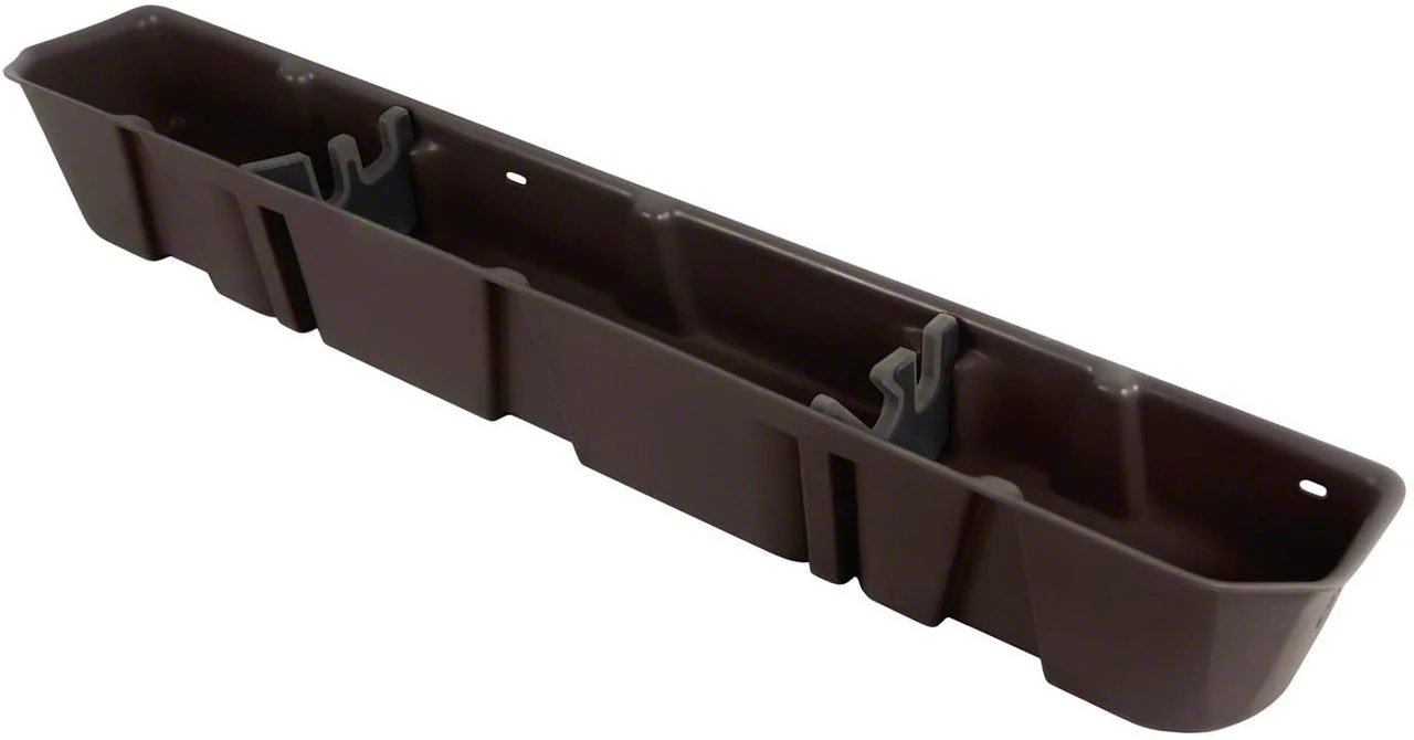 Underseat Storage; Brown (17-26 F-350 Super Duty SuperCab)