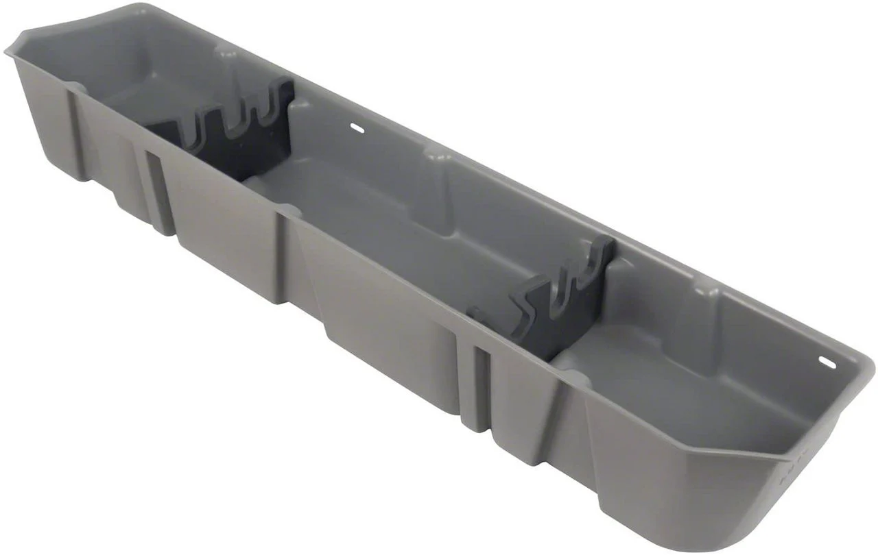 Underseat Storage; Light Gray (17-26 F-350 Super Duty SuperCrew)