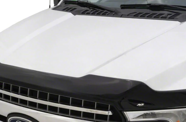 Husky Liners Aeroskin Hood Protector; Dark Smoke (17-22 F-350 Super Duty)