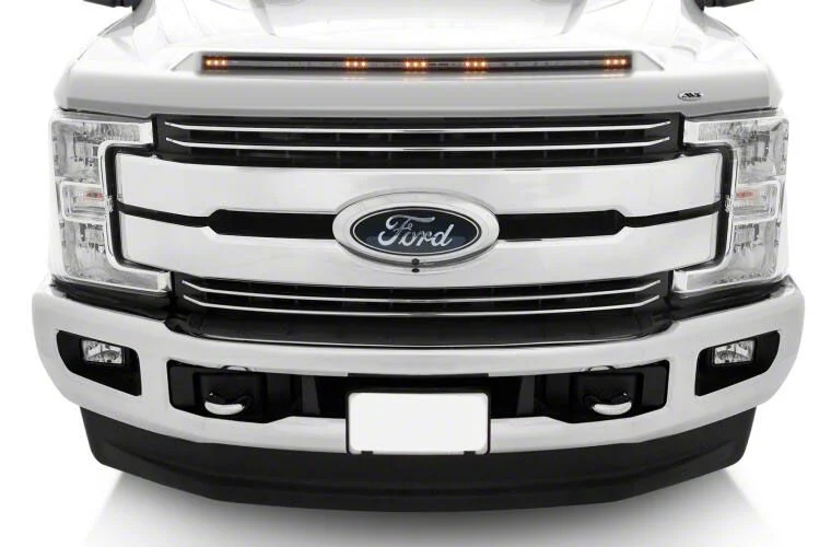 Aeroskin LightShield Color-Match Hood Protector; Oxford White (17-22 F-350 Super Duty)