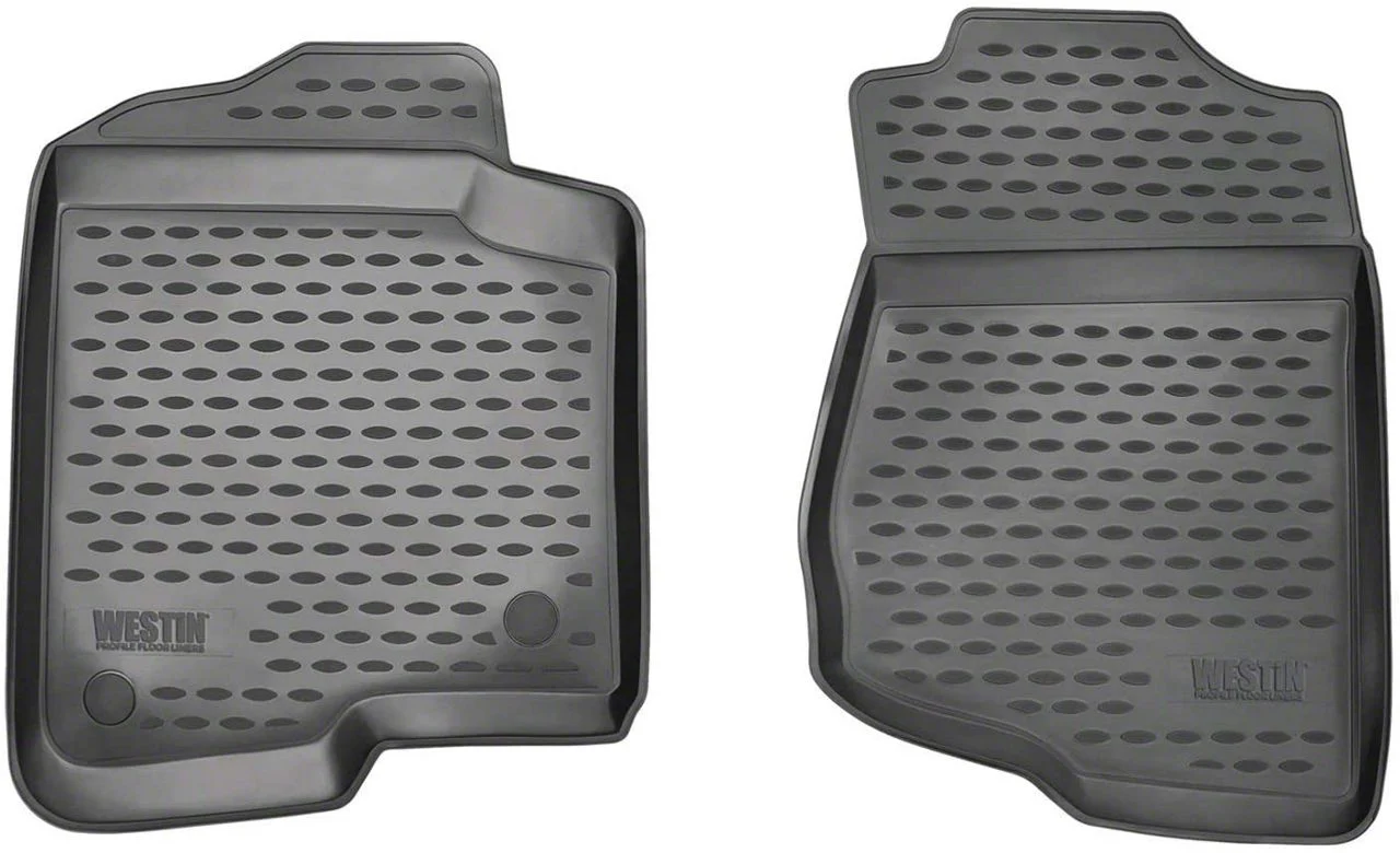 Westin Profile Front Floor Liners; Black (11-16 F-350 Super Duty SuperCab, SuperCrew)