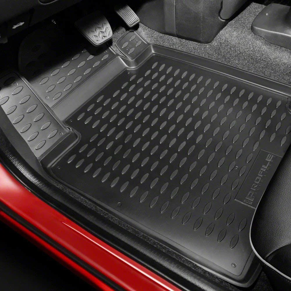 Westin Profile Front and Rear Floor Liners; Black (11-16 F-350 Super Duty SuperCrew)