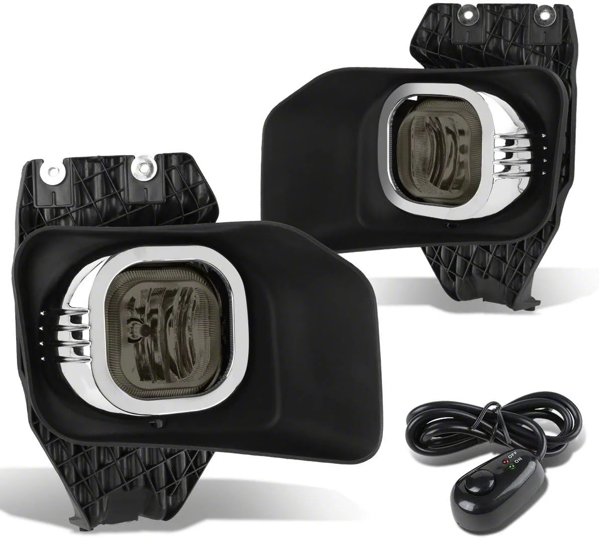 Fog Light; With Switch; H10 Bulb; Smoke (11-16 F-350 Super Duty)